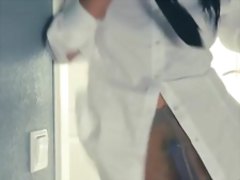 charming lezzies fucking in front of mirror 