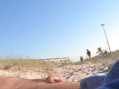 Nudist beach dick flashing 3, girls watching